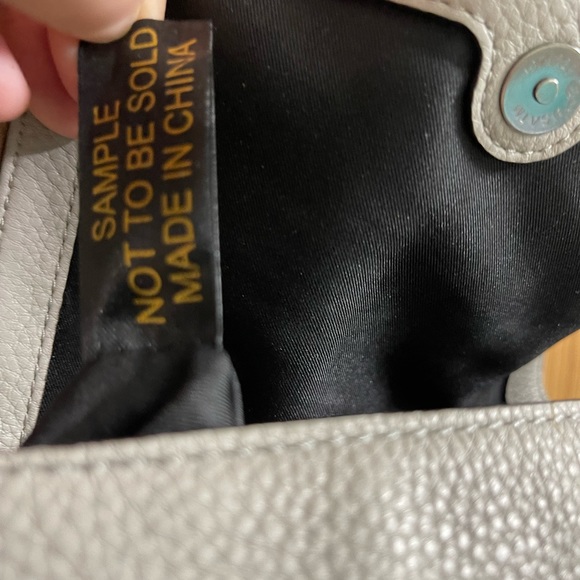 Rebecca Minkoff Taupe Leather Crossbody SAMPLE NFS Tag Small Adjustable OFAK? - Picture 9 of 13